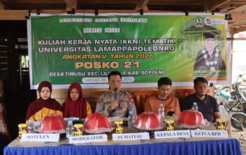 Polres Soppeng Edukasi Masyarakat Antisipasi Berita Hoax di Desa Timusu