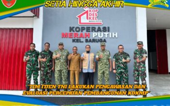 Tim Itjen TNI Lakukan Pengawasan dan Evaluasi Percepatan Pembangunan KDKMP di Wilayah Kodim 1417/Kendari Korem 143/HO
