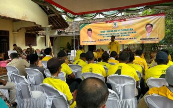 Konsolidasi Berkelanjutan, Partai Golkar Way Kanan Gelar Muscam Kecamatan Buay Bahuga