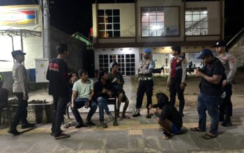 Wujudkan Situasi Kamtibmas Tetap Aman dan Kondusif, Polres Konawe Utara Gelar Patroli Malam