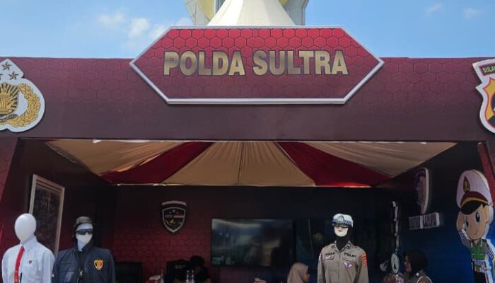 Pelayanan Prima Ditlantas Polda Sultra di Stand Pelayanan, Prioritaskan Kesehatan dan Kualitas Layanan