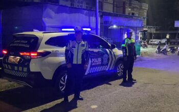 Patroli Malam Sat Lantas Polres Sinjai, Ciptakan Kamseltibcarlantas.