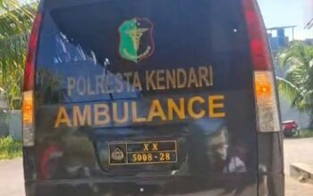 Ringankan Beban Warga Berduka, Polresta Kendari Fasilitasi Pemulangan Jenazah dari Kendari ke Kabupaten Muna Barat