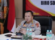 Rapat Analisa dan Evaluasi Capaian Kinerja Triwulan I Biro SDM Polda Sultra