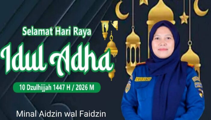 Kepala Kantor UPP Kelas III Lapuko Nurbaya Mengucapkan Selamat Hari Raya Idul Adha 1447/H 2026/M