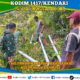 Tingkatkan Kesejahteraan Masyarakat, Babinsa Kodim 1417/Kendari dan Warga Sambuli Kompak Pasang Pipa Air Bersih