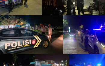 Perkuat Keamanan Wilayah, Polres Sinjai dan Polsek Jajaran Gencarkan Patroli Malam.