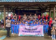 Polantas Polda Sultra Edukasi Keselamatan Berlalu Lintas Sejak Dini Lewat Program Polsanak