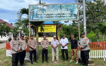Polres Buton Laksanakan Penilaian Lomba Satkamling di Jajaran Polsek