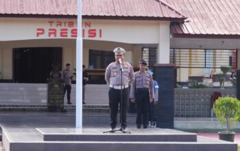Dirlantas Polda Sultra Pimpin Apel Pagi, Tekankan Disiplin dan Pelayanan Humanis di Tengah Agenda Nasional