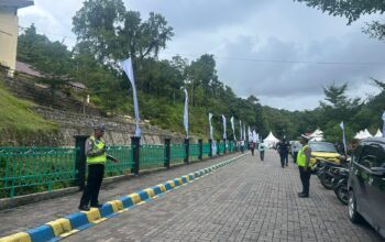 Ditlantas Polda Sultra Intensifkan Pengaturan dan Pemantauan Arus Lalu Lintas pada Pengamanan UCLG ASPAC 2026