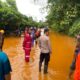 Wakapolres Konut Turun Langsung Pantau Banjir Yang Merendam Sejumlah Titik di Poros Trans Sulawesi
