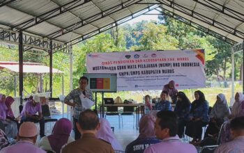 Semangat Baru Pendidikan: MGMP Bahasa Indonesia SMP/SMPS Kabupaten Maros Gelar Musyawarah Guru di Alam Terbuka