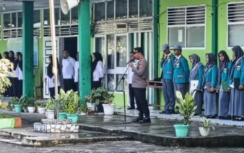 Kapolsek Belawa Ajak Pelajar MAN Wajo Jauhi Tawuran dan Gangguan Kamtibmas