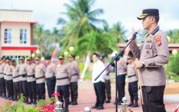 Pimpin Apel Jam Pimpinan, Kapolres Banggai Tegaskan: Responsif dan Humanis