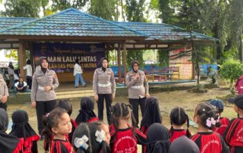 Ditlantas Polda Sultra Tanamkan Budaya Tertib Lalu Lintas Sejak Dini Lewat Program Polsanak