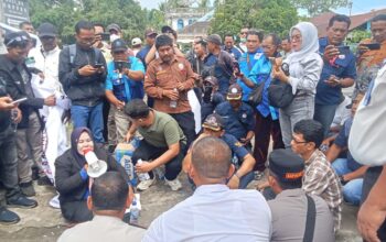 Puluhan Wartawan Batubara Aksi Damai Ke Lapas Kelas IIA Labuhan Ruku, Kalapas Sambut Baik Pers 