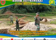 Material Pembangunan Jembatan Garuda Mulai Didistribusikan di Konawe
