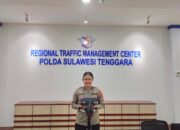 Ditlantas Polda Sultra Sampaikan Traffic Update Melalui Live Report Bersama RRI Kendari