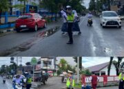 Wujud Pelayanan Masyarakat Sejak Pagi Hari, Satlantas Polres Sinjai Gencar Pengaturan Lalin.