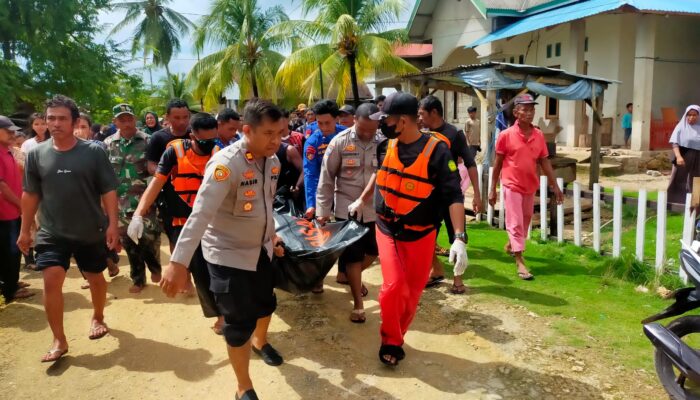 Tim Gabungan Polsek Ambuau Indah Temukan Nelayan Asal Lasalimu Sudah Tidak Bernyawa di Perairan Laut Lasalimu Selatan