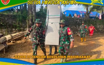 Kodim 1417/Kendari Hadir di Tengah Kesulitan Masyarakat 