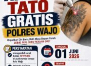 Polres Wajo Siapkan Layanan Hapus Tato Gratis untuk Warga yang Ingin