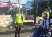Satlantas Polres Sinjai Hadir di Tengah Aktivitas Pagi Warga, Keselamatan Jadi Prioritas.