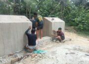 Setahap Demi Setahap Penuh Dedikasi, Kodim 1413/Buton Mantapkan Pondasi Jembatan Gantung Garuda