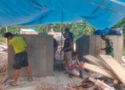 Progres Jembatan Gantung Garuda Lawele Berlanjut, Bekisting Pondasi Tepi Jauh Dibongkar