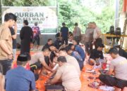 Polres Wajo Gelar Penyembelihan Hewan Kurban, Warga Sambut Antusias