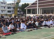 Kapolres Soppeng Hadiri Pelaksanaan Shalat Idul Adha 1447 H di Lapangan Gasis Watansoppeng