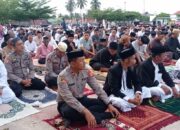 Personil Polsek Maiwa Laksanakan Pengamanan Shalat Idul Adha 1447 H Tahun 2026 Di Kecamatan Maiwa