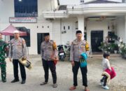 Kapolsek Alla Monitoring Langsung Pelaksanaan Shalat Idul Adha di Wilayah Hukumnya