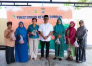 Polres Banggai Bagikan Daging Kurban ke Masyarakat Hingga Jurnalis, Pererat Silaturahmi di Momen Iduladha