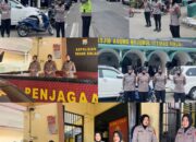 Polwan Polres Sinjai Hadir di Garis Depan Saat Sholat Jum’at Berlangsung.