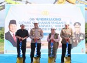 Ground Breaking Gudang Ketahanan Pangan Polri Tipe 654 Kapasitas 1.000 Ton di Satbrimob Polda Sultra, Dukung Program Nasional Ketahanan Pangan