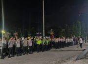 Malam Takbiran Idul Adha, Polres Buton Bersama Tim Gabungan Gelar Patroli Skala Besar