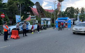 Polres Tana Toraja Laksanakan Pengamanan Car Free Day, Wujudkan Kegiatan Masyarakat yang Aman dan Tertib