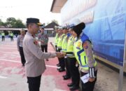 Wakapolda Sultra Tekankan Pelayanan Humanis dan Profesional dalam Apel Fungsi Ditlantas Polda Sultra