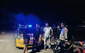 Cegah Kriminalitas dan Balap Liar, Polsek Pitumpanua Tingkatkan Patroli Malam