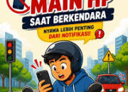 Edukasi Ops Patuh Pallawa 2026, Polisi di Parepare Ingatkan Bahaya Gunakan Handphone Sambil Berkendara