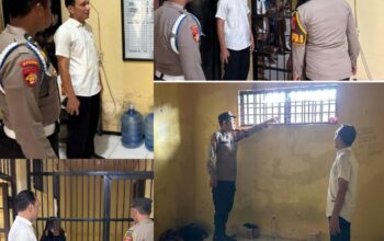 Pawas Polres Sinjai Cek Ruang Tahanan, Antisipasi Hal-hal Tidak Diinginkan.