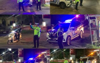 Patroli Malam Satlantas Polres Sinjai, Langkah Nyata Wujudkan Kamseltibcarlantas.