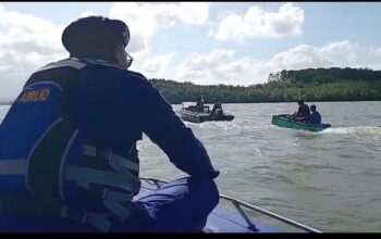 Sat Polairud Polres Sinjai Bergerak Cepat, Nelayan Bapak-Anak Korban Perahu Tenggelam Berhasil Dievakuasi Selamat.
