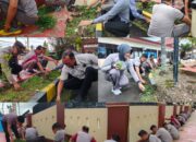 Polres Sinjai Tanamkan Budaya Peduli Lingkungan Melalui Kerja Bakti Rutin.