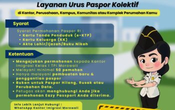 Imigrasi Morowali Perkenalkan Layanan Eazy Passport, Permudah Pengurusan Paspor Secara Kolektif