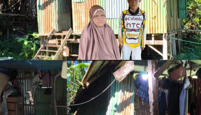 Rumah Berisiko Roboh, Keluarga Kurang Mampu di Pangkep Berharap Perhatian Pemerintah 