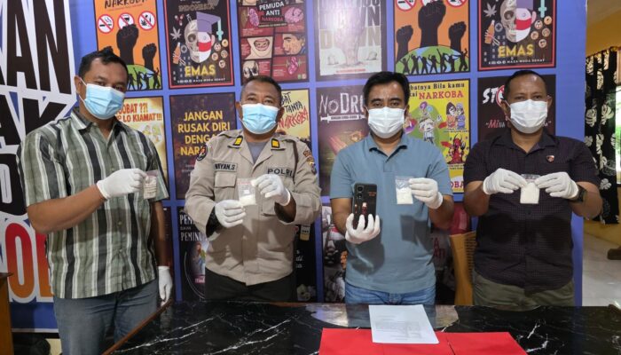 Satresnarkoba Polres Morowali Utara tangkap pelaku Narkoba di Desa Ganda-Ganda, 6 paket besar sabu disita