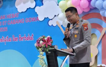 Kapolres Gowa dan Ketua Bhayangkari Cabang Gowa Hadiri Pelepasan dan Pentas Seni Anak Hebat TK Kemala Bhayangkari 07 Cabang Gowa